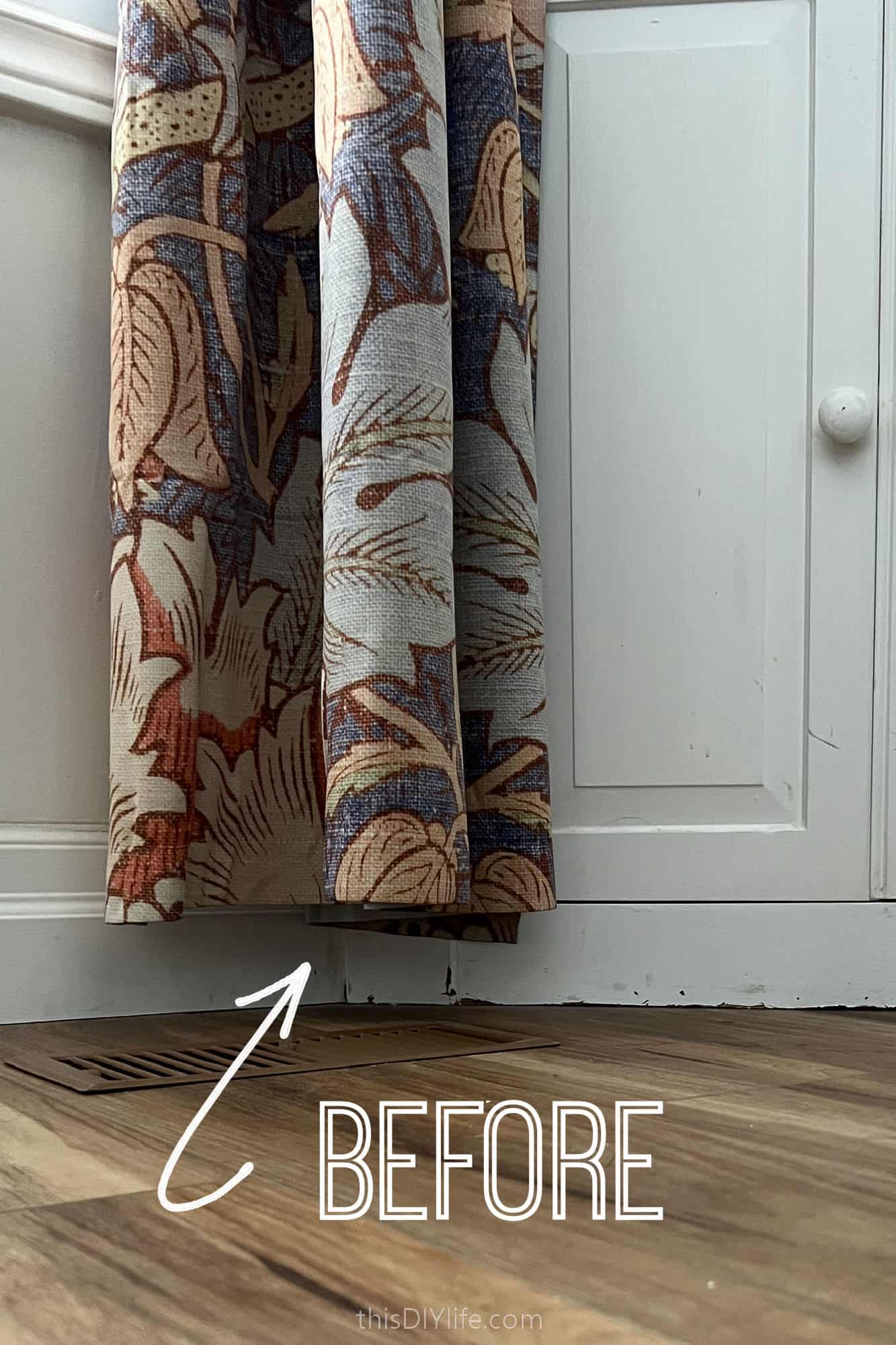 how to add length to curtains no sew
