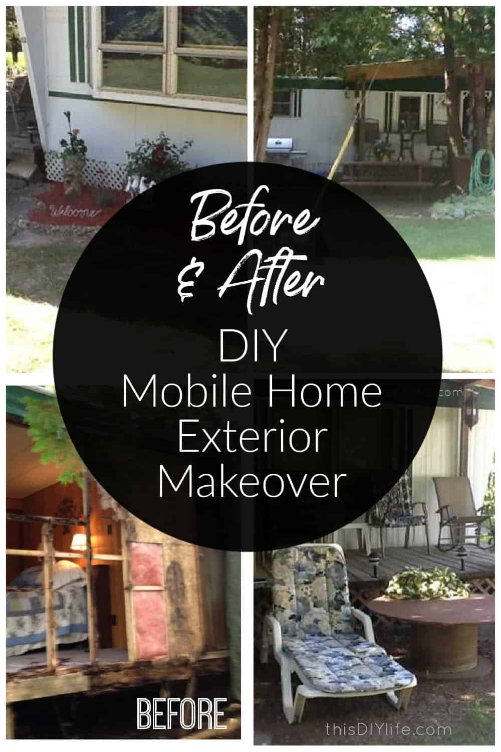 mobile home exterior makeover