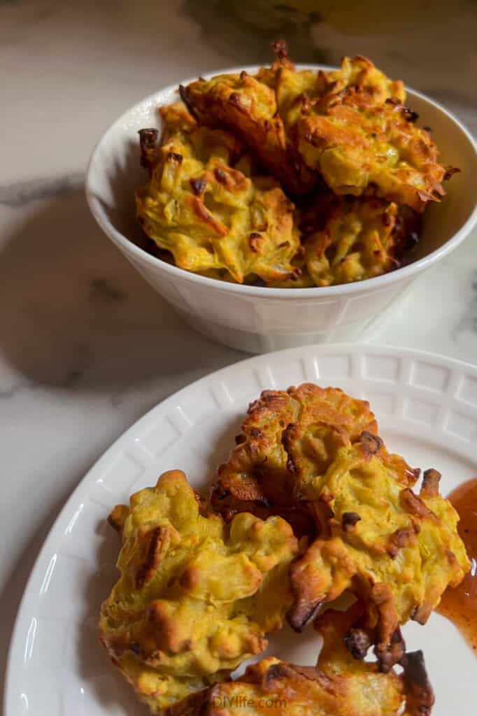 how to bake onion bhajis recipe