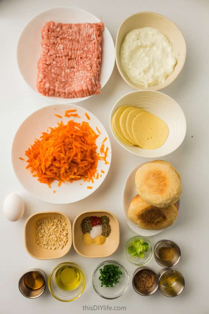 Chicken Breakfast Sandwich Recipe ingredients