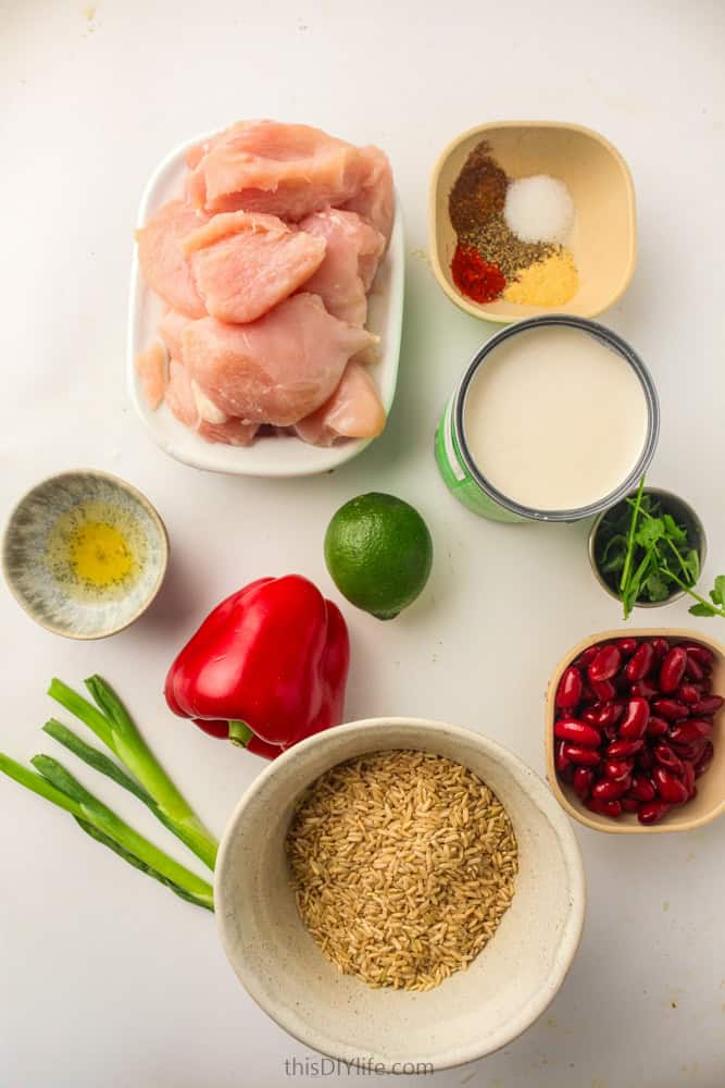 jerk chicken coconut rice ingredients