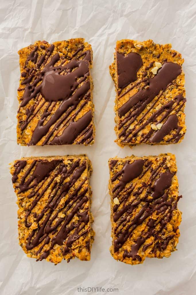 best No Bake Chocolate Peanut Butter Protein Bars